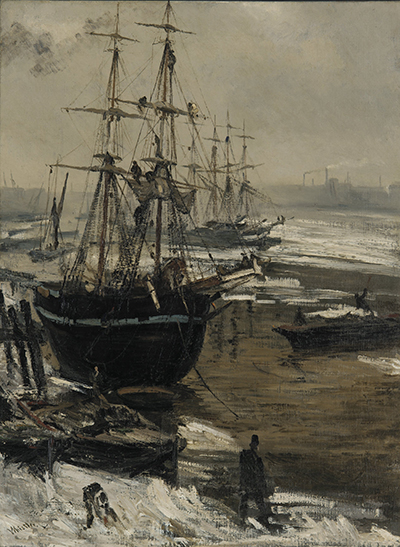 The Thames in Ice James Whistler